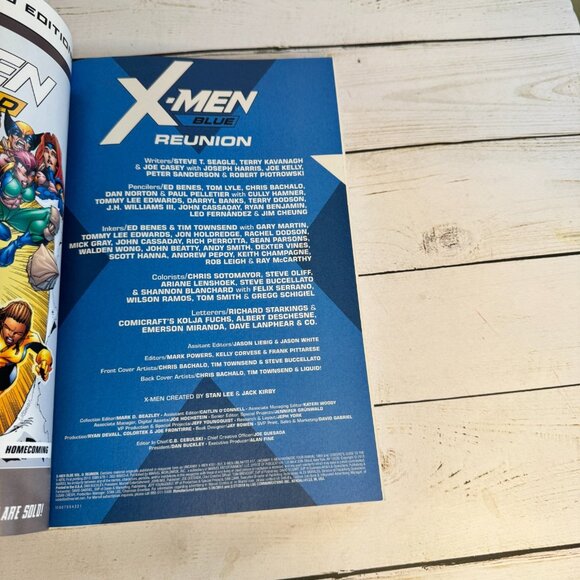 X-Men Blue Reunion Marvel Universe Paperback Superheroes Comic Graphic Novel - Picture 2 of 6